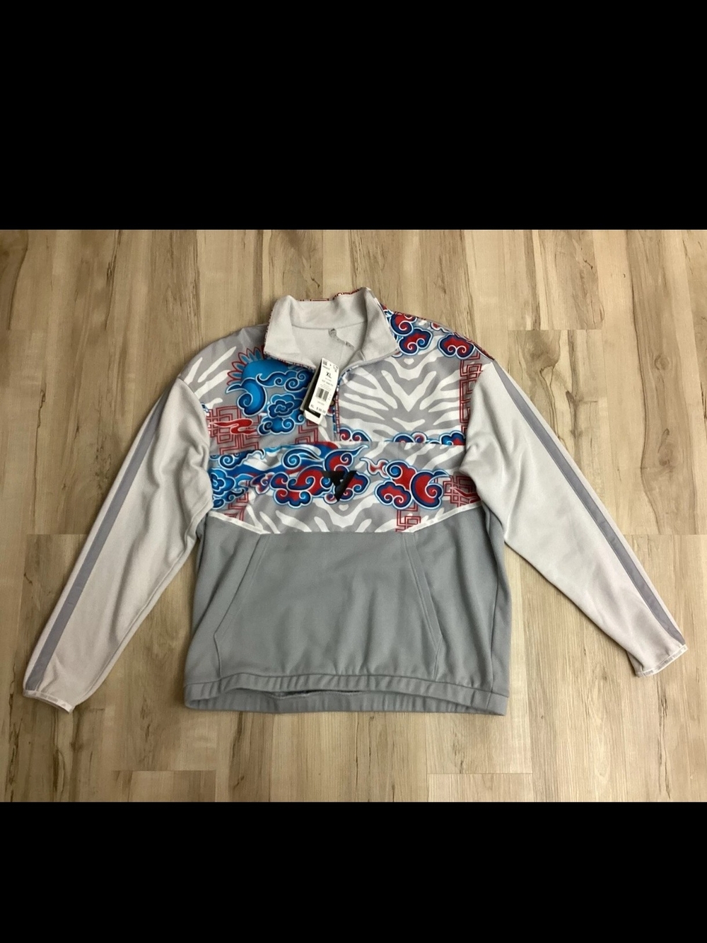 Adidas YOT Trae Men's Pullover HB5476 XL Basketball 1/4 Zip Long Sleeve